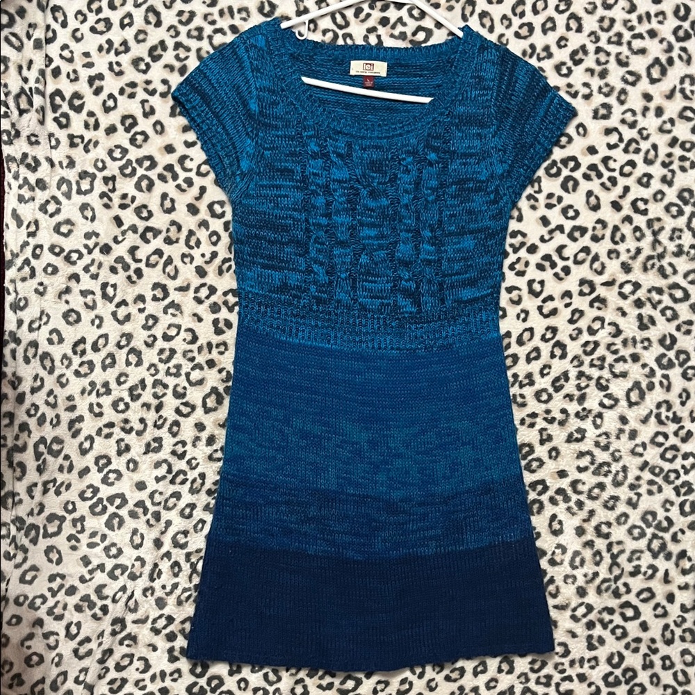 Lei Blue Ombre Knit Dress
